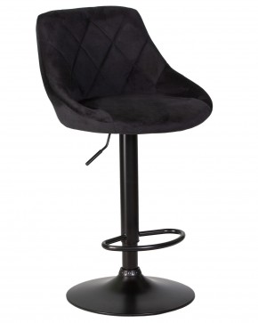 Стул барный DOBRIN LOGAN BLACK, черный велюр (MJ9-101) в Верхней Пышме - verhnyaya-pyshma.ok-mebel.com | фото