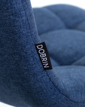 Стул барный DOBRIN NICOLE, черные матовые ножки, синяя ткань (UF860-14B) в Верхней Пышме - verhnyaya-pyshma.ok-mebel.com | фото 9