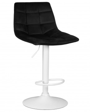 Стул барный DOBRIN TAILOR WHITE, черный велюр (MJ9-101) в Верхней Пышме - verhnyaya-pyshma.ok-mebel.com | фото