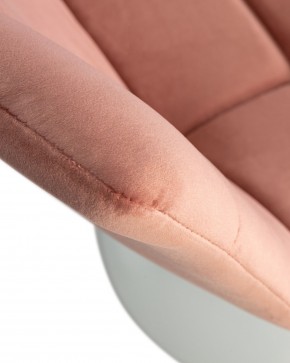 Стул барный DOBRIN TAILOR WHITE, пудрово-розовый велюр (MJ9-32) в Верхней Пышме - verhnyaya-pyshma.ok-mebel.com | фото 7