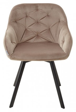 Стул GALE 360 град. поворот. BLUVEL-40 BEIGE, велюр/ черный каркас, М-City в Верхней Пышме - verhnyaya-pyshma.ok-mebel.com | фото 6