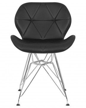 Стул обеденный DOBRIN BUTTERFLY CHROME, ножки хром, цвет чёрный в Верхней Пышме - verhnyaya-pyshma.ok-mebel.com | фото 7