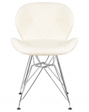 Стул обеденный DOBRIN BUTTERFLY CHROME, ножки хром, цвет кремовый в Верхней Пышме - verhnyaya-pyshma.ok-mebel.com | фото 6
