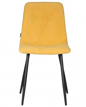 Стул обеденный DOBRIN CHILLY ROMBO, Горчичный Simple 15, основание черное в Верхней Пышме - verhnyaya-pyshma.ok-mebel.com | фото 6