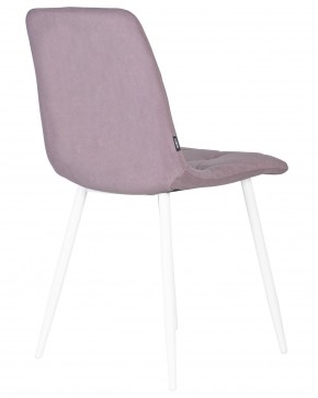 Стул обеденный DOBRIN CHILLY ROMBO, Лавандовый Simple 48, основание белый в Верхней Пышме - verhnyaya-pyshma.ok-mebel.com | фото 4