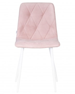 Стул обеденный DOBRIN CHILLY ROMBO, Розовый Simple 03, основание белый в Верхней Пышме - verhnyaya-pyshma.ok-mebel.com | фото 6