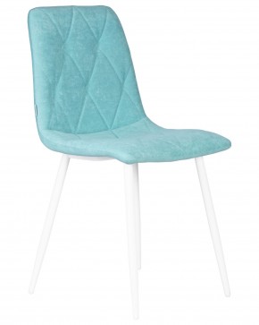 Стул обеденный DOBRIN CHILLY ROMBO, Тиффани Simple 51, основание белый в Верхней Пышме - verhnyaya-pyshma.ok-mebel.com | фото 2