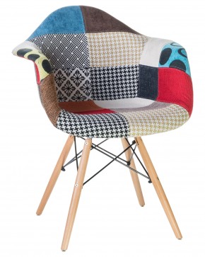 Стул обеденный DOBRIN DAW PATCHWORK, цвет сиденья мозаика в Верхней Пышме - verhnyaya-pyshma.ok-mebel.com | фото
