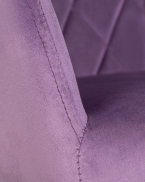 Стул обеденный DOBRIN ROBERT, черные матовые ножки, велюр V108-45 Темно-фиолетовый в Верхней Пышме - verhnyaya-pyshma.ok-mebel.com | фото 7