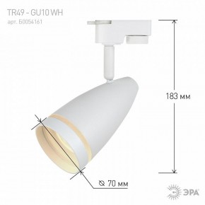 Светильник на штанге Эра  TR49 - GU10 WH в Верхней Пышме - verhnyaya-pyshma.ok-mebel.com | фото 4