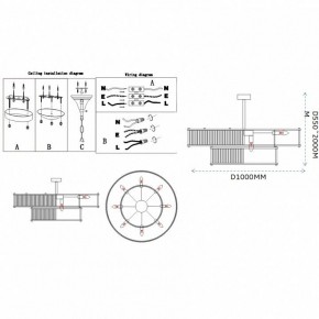 Светильник на штанге Imperiumloft RH Marais Round Chandelier 40,2668 в Верхней Пышме - verhnyaya-pyshma.ok-mebel.com | фото 11