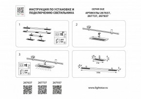 Светильник на штанге Lightstar DUE 267637 в Верхней Пышме - verhnyaya-pyshma.ok-mebel.com | фото 4