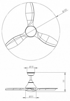 Светильник с вентилятором Sonex VIVA LED 7702/24L в Верхней Пышме - verhnyaya-pyshma.ok-mebel.com | фото 5
