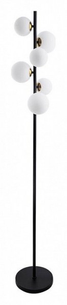 Торшер Arte Lamp Gemini A2243PN-6BK в Верхней Пышме - verhnyaya-pyshma.ok-mebel.com | фото
