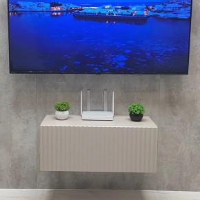 Тумба подвесная под ТВ LINES MTV1-MA 750 Бежевый (Леда-М 10.1.5) в Верхней Пышме - verhnyaya-pyshma.ok-mebel.com | фото 5