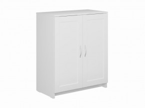 Тумба СИРИУС двухдверная, цвет белый в Верхней Пышме - verhnyaya-pyshma.ok-mebel.com | фото