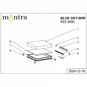 Встраиваемый светильник Mantra Blue Sky 9095 в Верхней Пышме - verhnyaya-pyshma.ok-mebel.com | фото 5