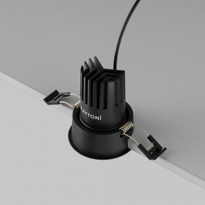 Встраиваемый светильник Maytoni Dip DL115-10W-2.7K-B в Верхней Пышме - verhnyaya-pyshma.ok-mebel.com | фото 6