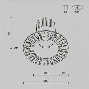 Встраиваемый светильник Maytoni Dip DL119-10W-2.7K-TRS-W в Верхней Пышме - verhnyaya-pyshma.ok-mebel.com | фото 10