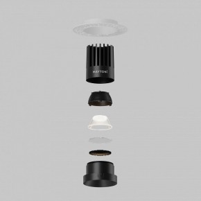 Встраиваемый светильник Maytoni Dip DL121-15W-4K-TRS-B в Верхней Пышме - verhnyaya-pyshma.ok-mebel.com | фото 8