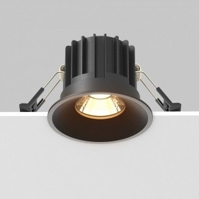 Встраиваемый светильник Maytoni Round DL058-12W2.7K-B в Верхней Пышме - verhnyaya-pyshma.ok-mebel.com | фото 4