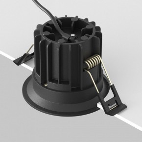 Встраиваемый светильник Maytoni Round DL058-12W2.7K-B в Верхней Пышме - verhnyaya-pyshma.ok-mebel.com | фото 5