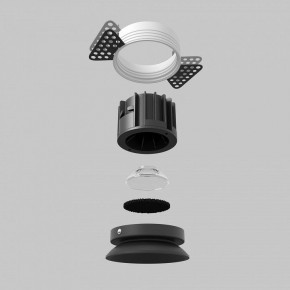 Встраиваемый светильник Maytoni Round DL058-12W2.7K-TRS-B в Верхней Пышме - verhnyaya-pyshma.ok-mebel.com | фото 5