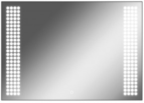 Зеркало Cosmo 100 black с подсветкой Sansa (SC1047Z) в Верхней Пышме - verhnyaya-pyshma.ok-mebel.com | фото 1