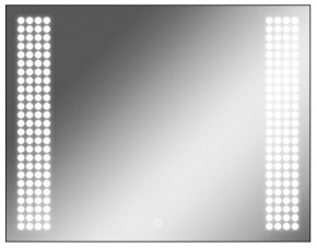 Зеркало Cosmo 90 black с подсветкой Sansa (SC1051Z) в Верхней Пышме - verhnyaya-pyshma.ok-mebel.com | фото 1