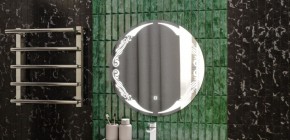 Зеркало Канберра 700х700 с подсветкой Домино (GL7032Z) в Верхней Пышме - verhnyaya-pyshma.ok-mebel.com | фото 7