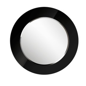 Зеркало круглое черный (РМ/02) в Верхней Пышме - verhnyaya-pyshma.ok-mebel.com | фото 1