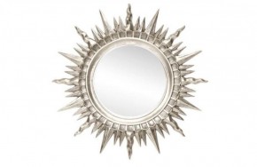 Зеркало круглое серебро (1810(1) в Верхней Пышме - verhnyaya-pyshma.ok-mebel.com | фото 1